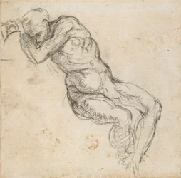A nude man sleeping, c. 1490-1560