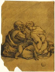 Family Group: Ozias, King of Judah, Nursed by his Mother