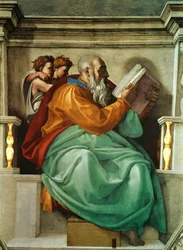 Prophets and Sibyls: Zechariah Sistine Chapel ceiling in the Vatican