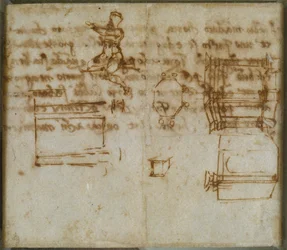 Slight Sketches of Architecture and a Small Figure Study, late 15th-early 16th century