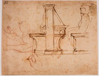 Study for the ceiling of the reading room of the Laurentian Library