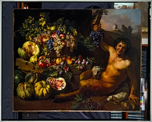 Still Life with a Satyr in a Landscape