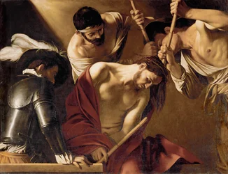 Crowning Jesus with the crown of thorns