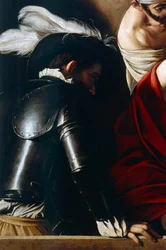 Man in armor, from The Crowning with Thorns, c.1603 (detail of 507206)