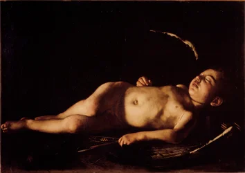 Sleeping Love, 1608, H. 71 x 105 cm, Florence, Palazzo Pitti, Galleria Palatina