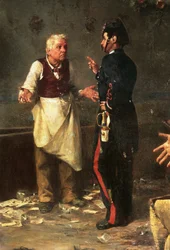 A game of Trumps or Brawl in Trastevere (detail)