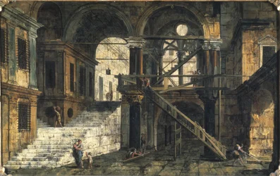 Stairwell in a Renaissance House