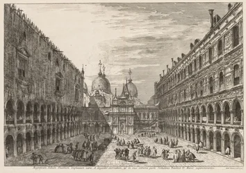 Views of Venice: The Courtyard of the Ducal Palace