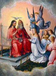 The Coronation of the Virgin by Angels, in the Presence of the Holy Trinity
