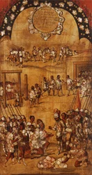 The Conquest of Mexico, Panel III