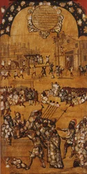 The Conquest of Mexico, Panel IV, c.1696-1715