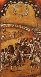 The Conquest of Mexico, Panel IX, c.1696-1715