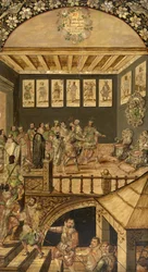 The Visit of Hernando Cortes to Montezuma in 1520
