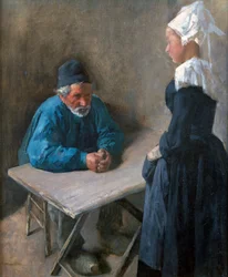 The Engagement of the Maidservant, c1864-1900