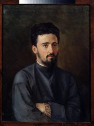 Portrait of the author V.M. Garshin