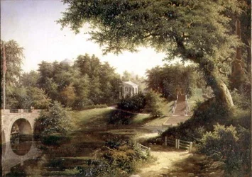 View in the Gardens of Pavlovsk