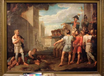 The Execution of the Russians by the French Soldiers in 1812