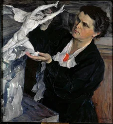 Portrait of the Sculptor Vera Mukhina