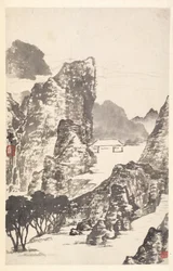 Landscape after Mi Fu