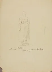 Figure Study (Entering Bath)