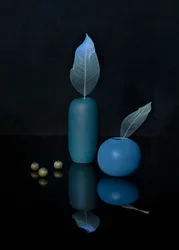 Elegant Blue Still Life