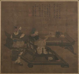 Guan Yu and Zhou Cang