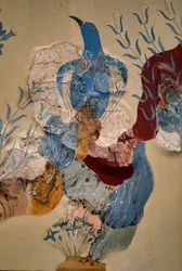 Blue Bird Fresco or The Blue Bird of Crete, Knossos