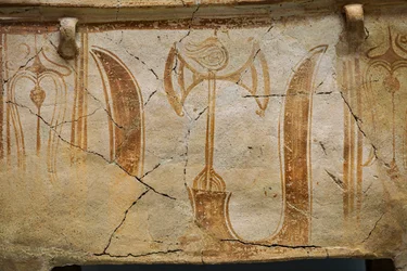 Minoan Chest Larnax Decorated with Horns of Consecration