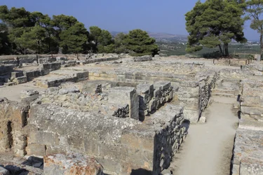Minoan Archeological Site of Phaistos. North East Complex