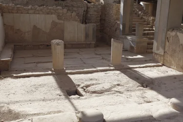 Minoan archeological site of Phaistos. The queen