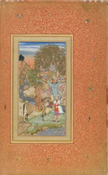 Prince on Horseback Offering Wine to a Youth, c. 1600