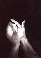Hands Holding Light