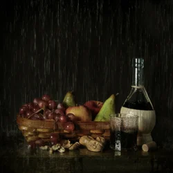 Moody Fruits and Wine