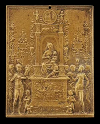 Madonna and Child Enthroned with Saints, late 15th - early 16th century