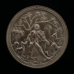 Orpheus Playing to the Animals