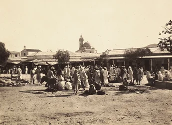 Building an Empire in the Fascist age: market square in Cheren, 09/05/1936