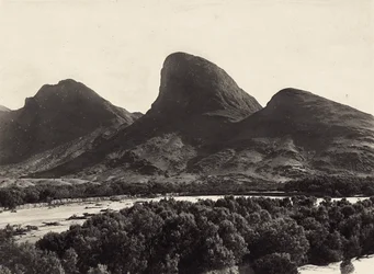 Building an Empire in the Fascist age: mountain chain in the form of a human profile, 09/05/1936