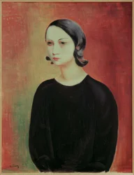 Girl in Black Blouse