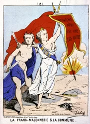 Freemasonry allied to La Commune
