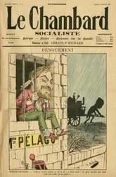 Illustration of Moloch for the Cover of Le Chambard Socialiste, no. 59