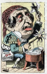 Allegory of the French newspaper Le Figaro in 