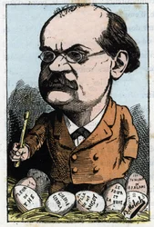 Portrait of Alexandre Charles Lecocq (1832-1918), French Composer in 