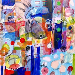 Vibrant Abstract Fish