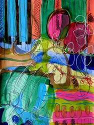 Vibrant Abstract Strokes