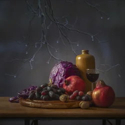 Dark Autumn Still Life
