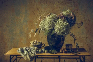 Moody Rustic Still Life