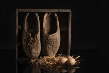 Rustic Clogs and Eggs