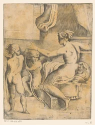 Venus with two putti