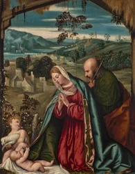 The Holy Family in a Landscape