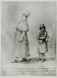 Johann Michael Vogl and Franz Schubert marching to battle and victory